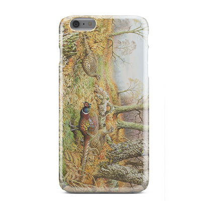Phone Case - Pheasants With Autumn-Phone Case-HP Arts-iPhone 6S Plus-Vibe Cosy™