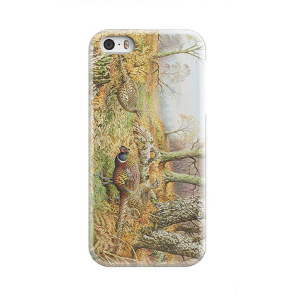 Phone Case - Pheasants With Autumn-Phone Case-HP Arts-iPhone 5-Vibe Cosy™