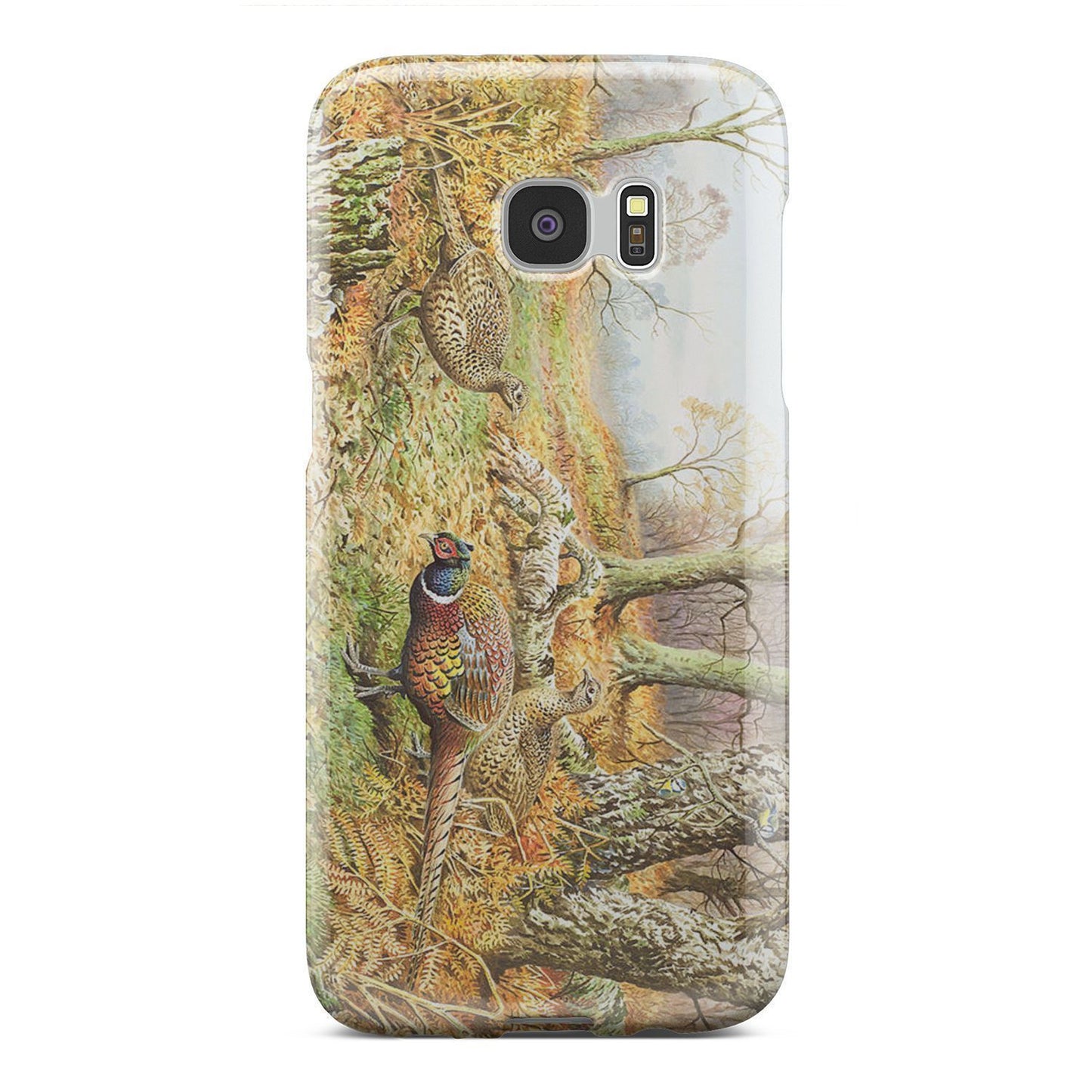 Phone Case - Pheasants With Autumn-Phone Case-HP Arts-Galaxy S6 Edge Plus-Vibe Cosy™