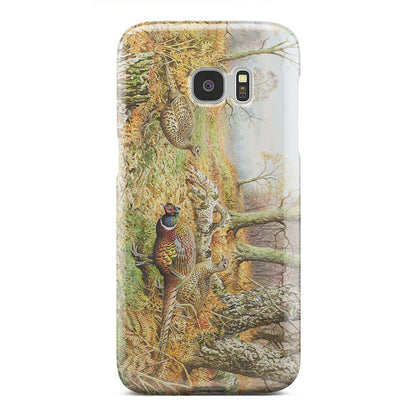 Phone Case - Pheasants With Autumn-Phone Case-HP Arts-Galaxy S6 Edge Plus-Vibe Cosy™