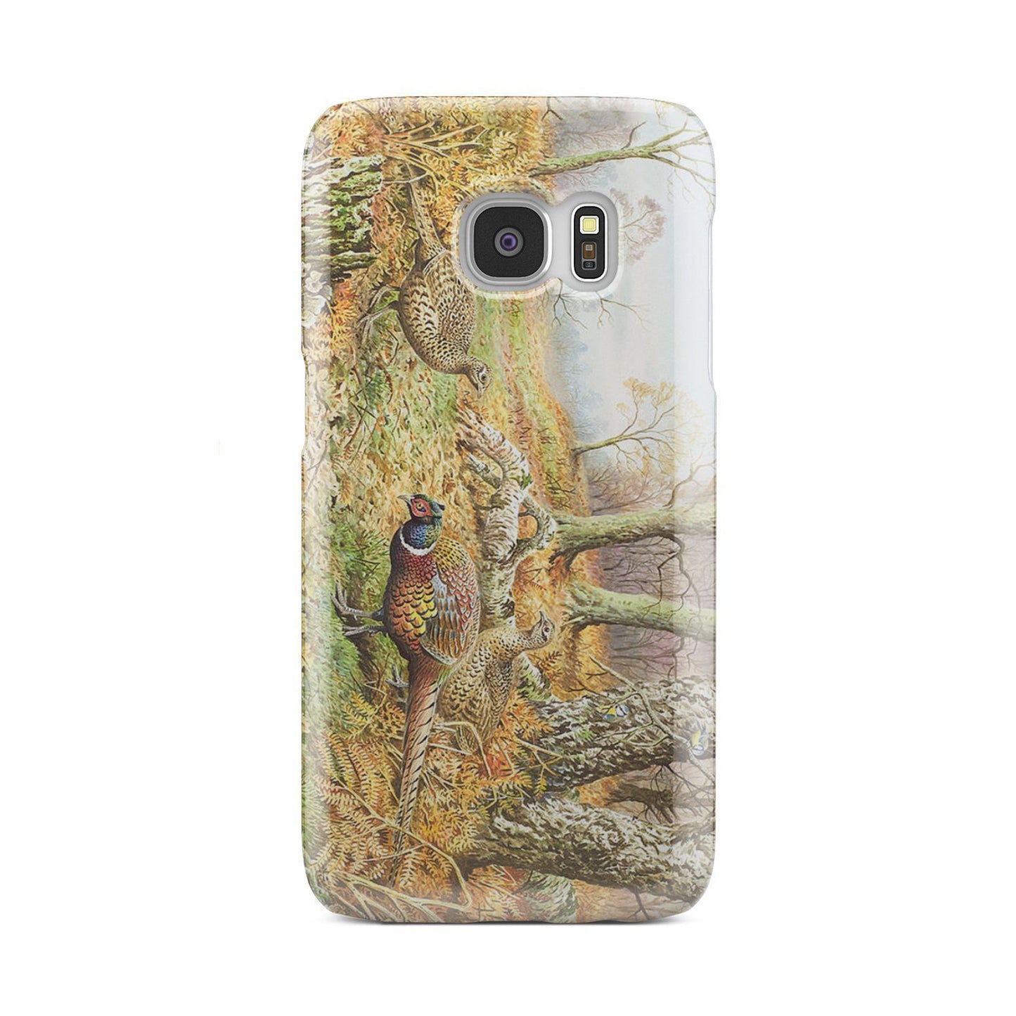 Phone Case - Pheasants With Autumn-Phone Case-HP Arts-Galaxy S7-Vibe Cosy™
