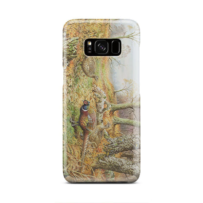 Phone Case - Pheasants With Autumn-Phone Case-HP Arts-Galaxy S8-Vibe Cosy™