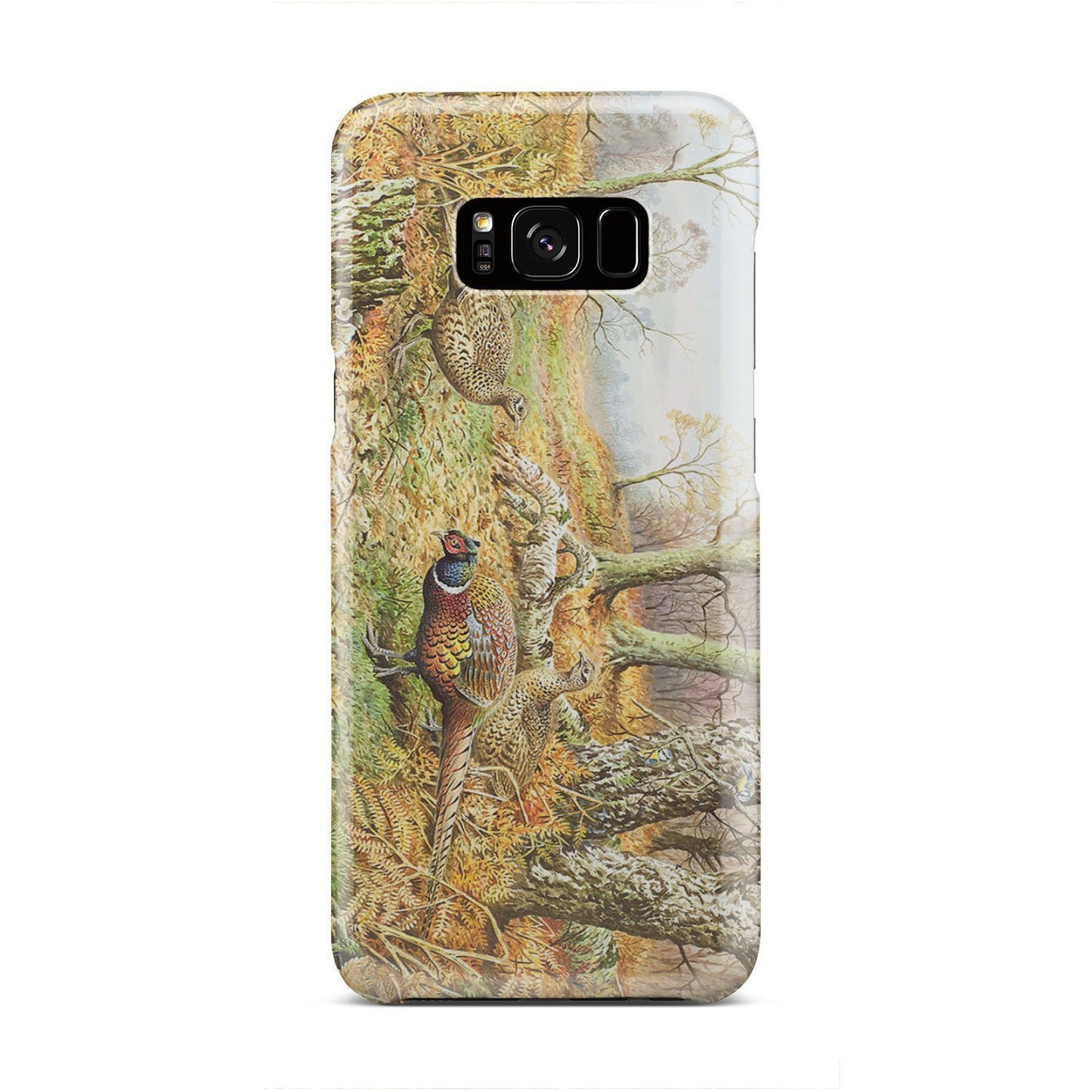 Phone Case - Pheasants With Autumn-Phone Case-HP Arts-Galaxy S8 Plus-Vibe Cosy™
