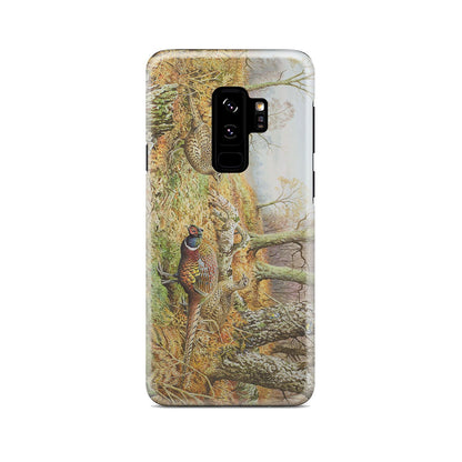 Phone Case - Pheasants With Autumn-Phone Case-HP Arts-Galaxy S9 Plus-Vibe Cosy™