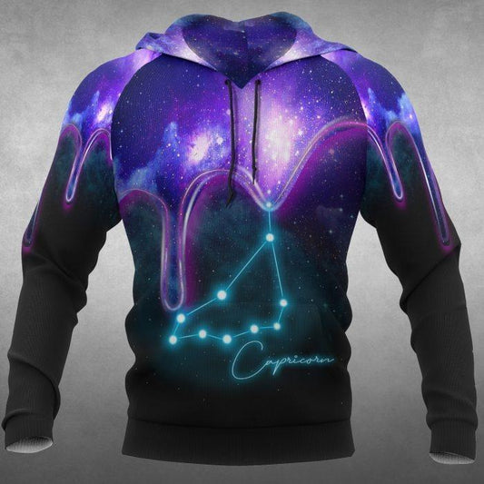Capricorn Galaxy Hoodie NTH140861-Apparel-NTH-Hoodie-S-Vibe Cosy™
