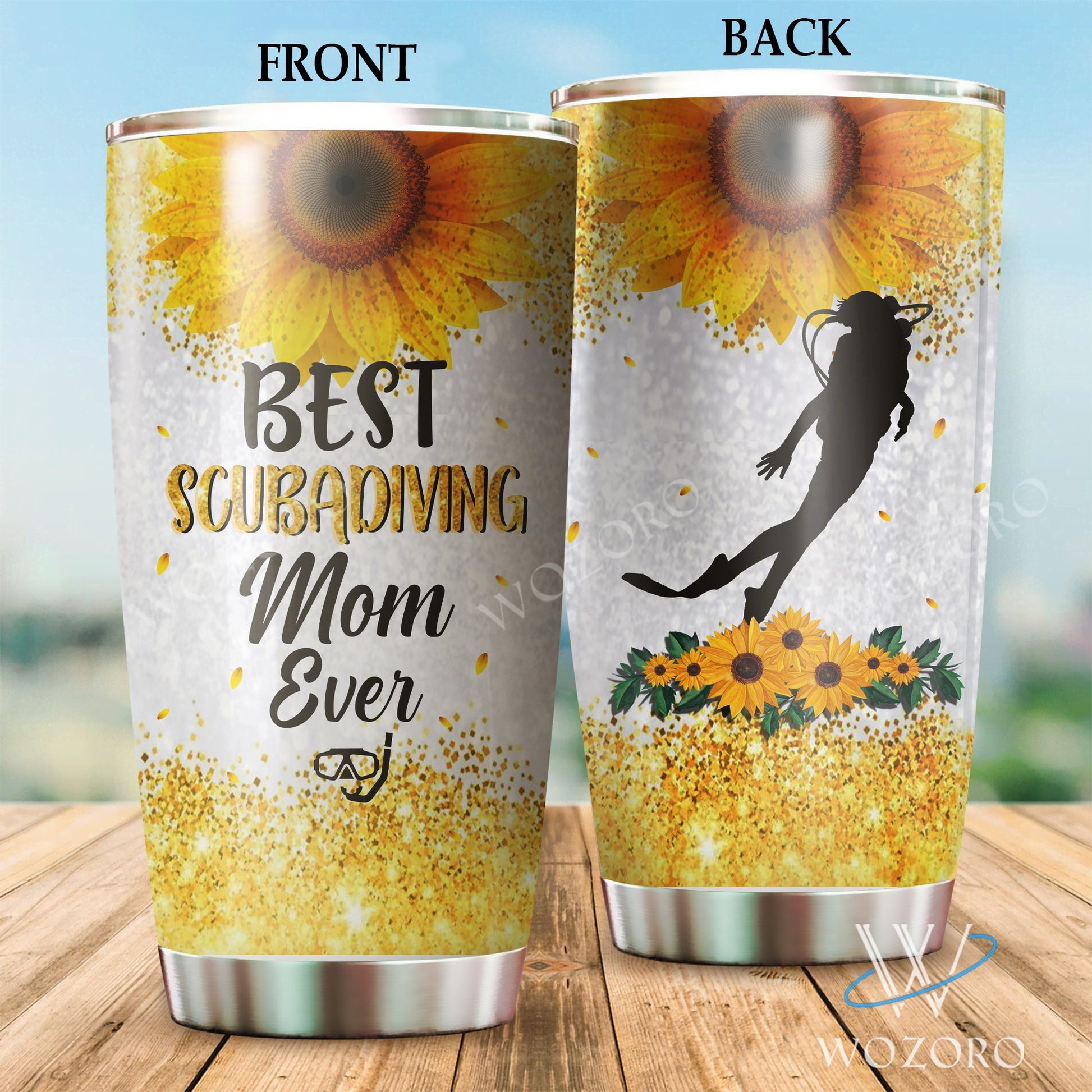 Scuba Diving Best Mom Ever Tumbler TA032305-TA-Vibe Cosy™