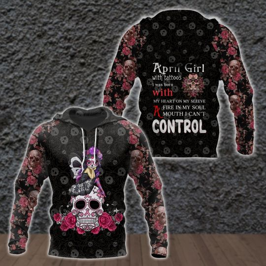 April girl all over print shirts for man and women PL16032001-Apparel-PL8386-Hoodie-S-Vibe Cosy™