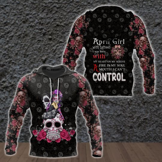 April girl all over print shirts for man and women PL16032001-Apparel-PL8386-Hoodie-S-Vibe Cosy™