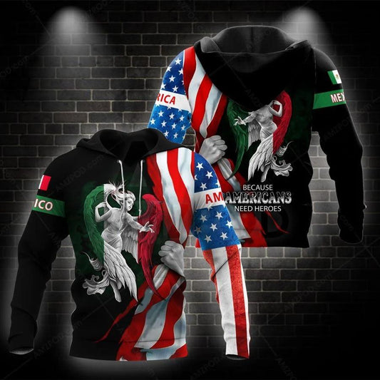 Mexico 3D All Over Printed Shirts For Men and Women TA062202-Apparel-TA-Hoodie-S-Vibe Cosy™