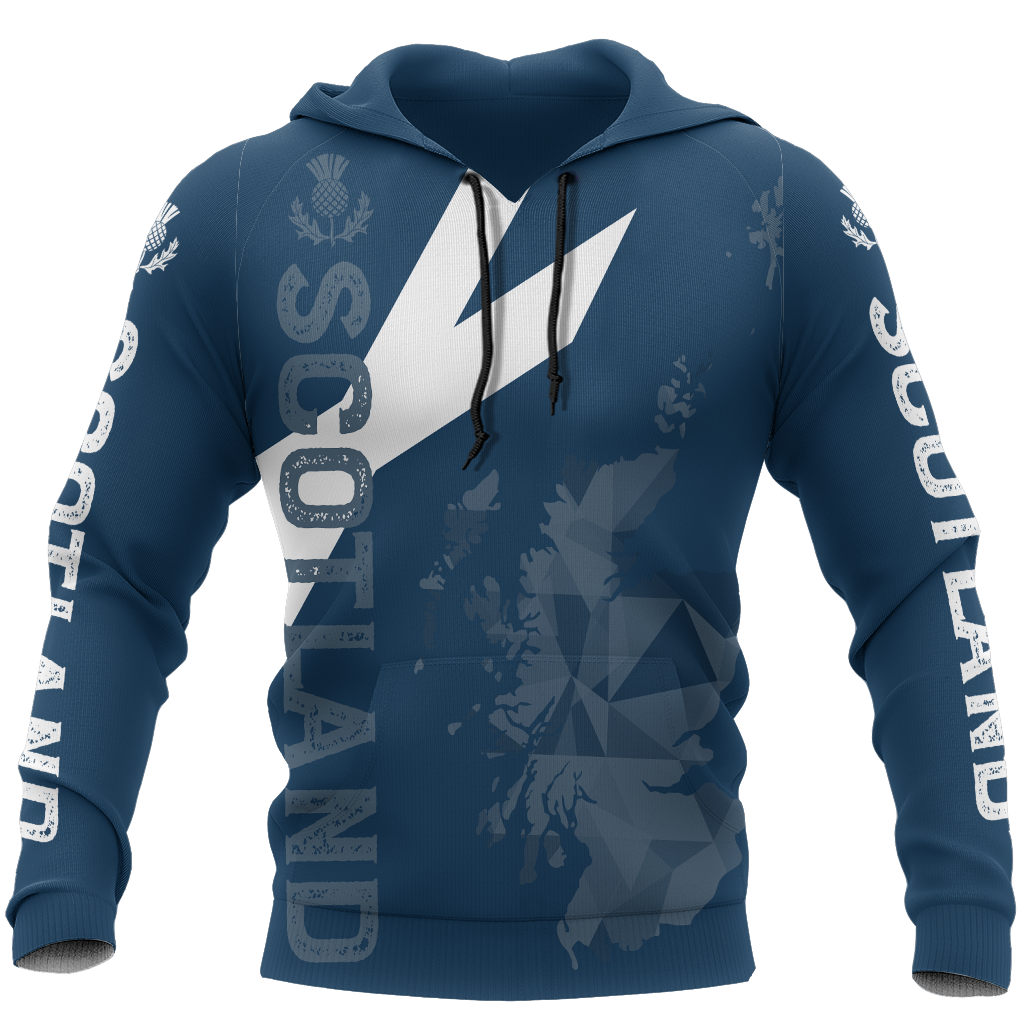 Scotland Map Polygon Style Pullover Hoodie NNK 1508-Apparel-PL8386-Hoodie-S-Vibe Cosy™