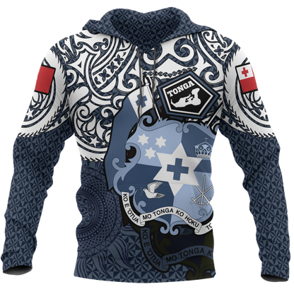 Tonga in My Heart Polynesian Tattoo Style 3D Printed Shirts TT0028-Apparel-TT-Hoodie-S-Vibe Cosy™