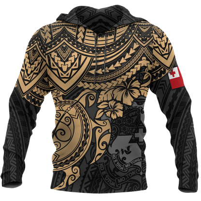 Tonga in My Heart Polynesian Tattoo Style 3D Printed Shirts TT0024-Apparel-TT-Hoodie-S-Vibe Cosy™