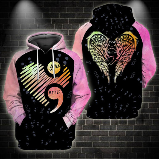Suicide Prevention Awareness 3D All Over Printed Shirts For Men and Women DQB09112001