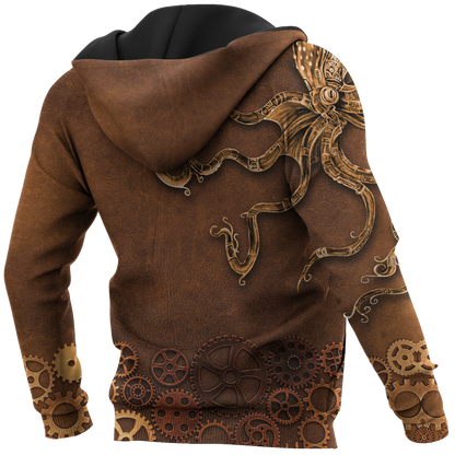 Octopus Steampunk Mechanic All Over Printed Hoodie For Men and Women DD11102002CL-NDD