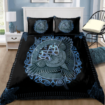 Premium Wicca Raven All Over Printed Bedding Set MEI