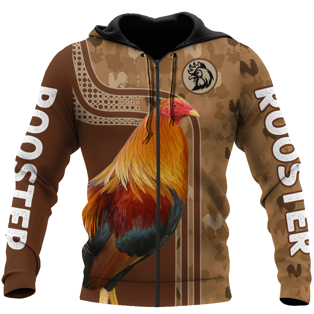 Premium Rooster 3D All Over Printed Unisex Shirts
