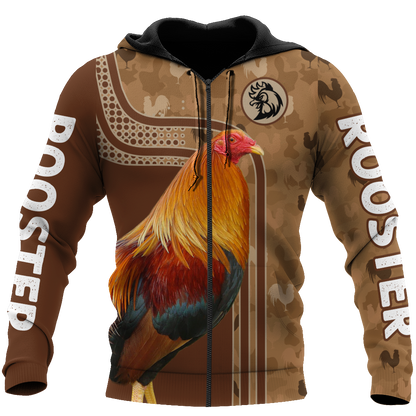 Premium Rooster 3D All Over Printed Unisex Shirts