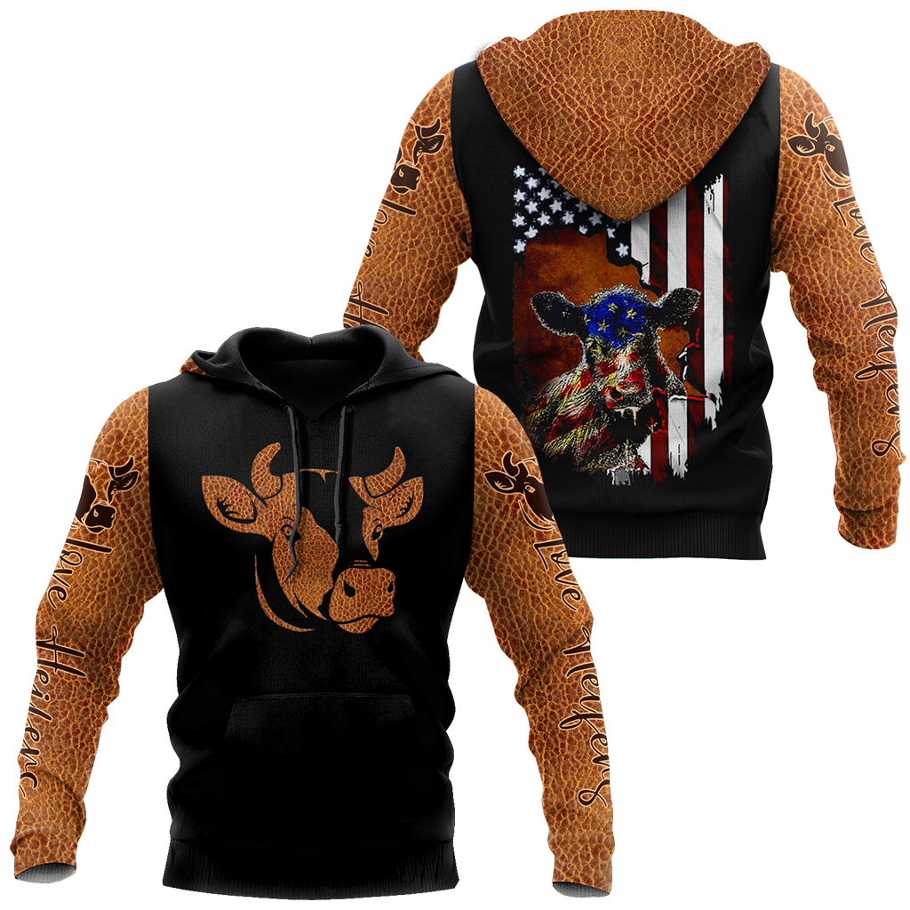 Cow 3D hoodie shirt for men and women TNA10212002