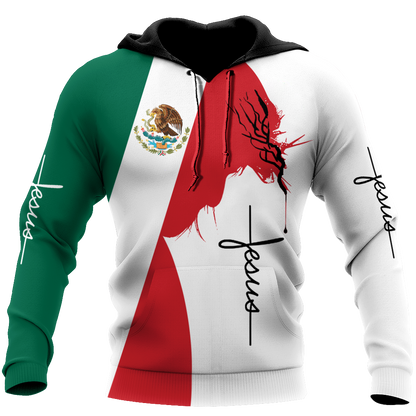 Mexico Jesus 3D All Over Printed Unisex Hoodie