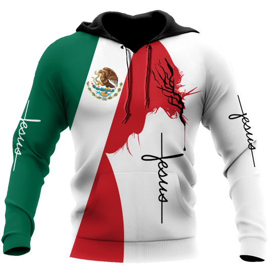 Mexico Jesus 3D All Over Printed Unisex Hoodie