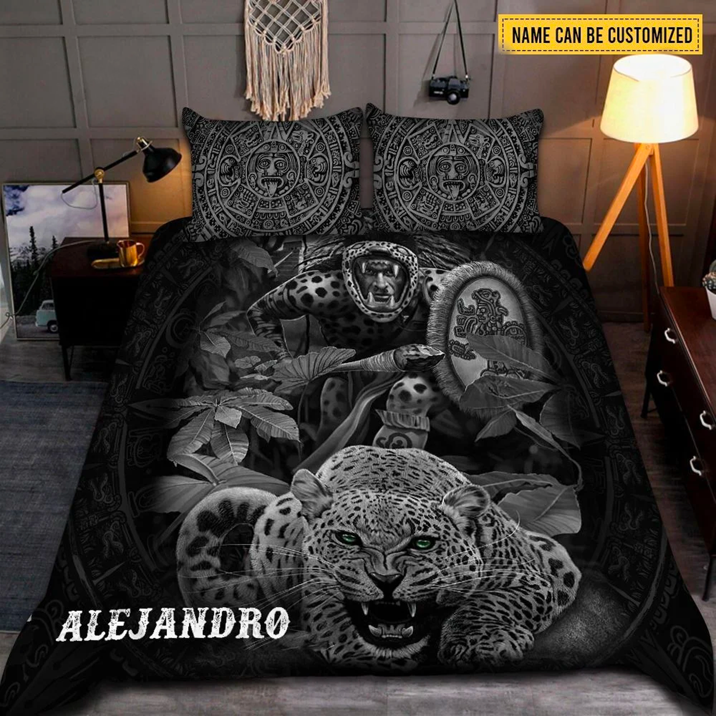 Personalized Name Aztec Mexico 3D Printed Bedding Set DQB08102104