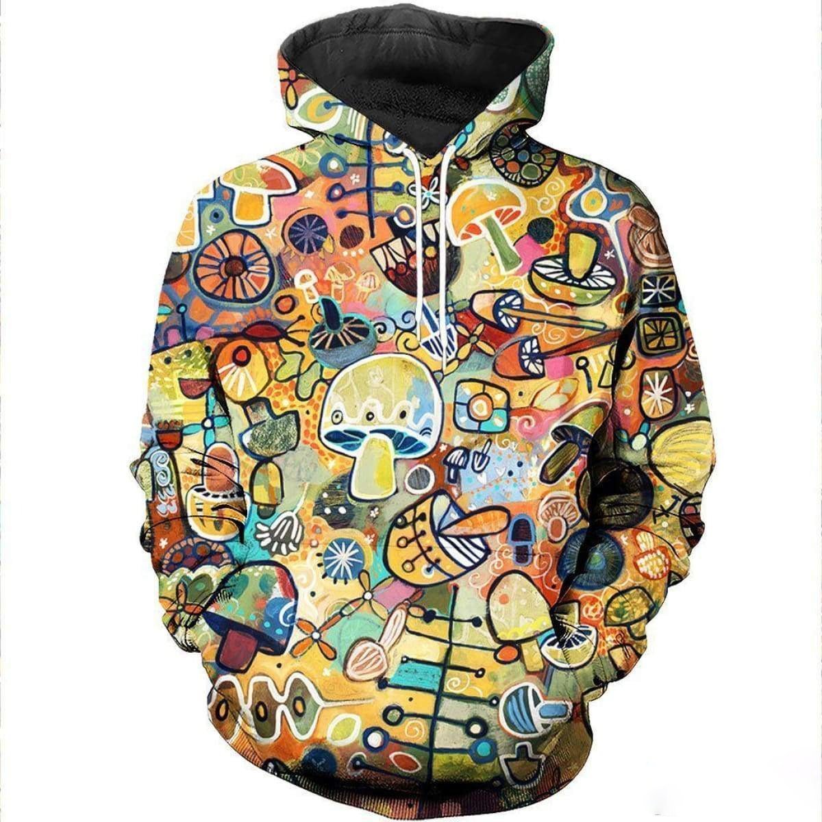 3D ALL OVER PRINTED MUSHROOM SHIRTS-Apparel-NTH-Hoodie-S-Vibe Cosy™