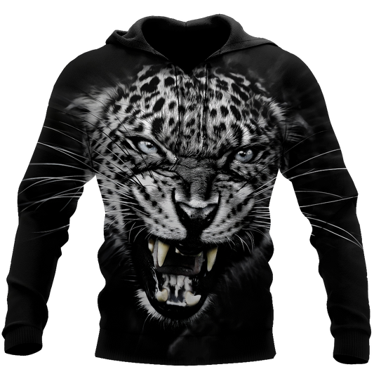 Jaguar  Back And White 3D All Over Printed Shirts For Men and Women DQB08202001