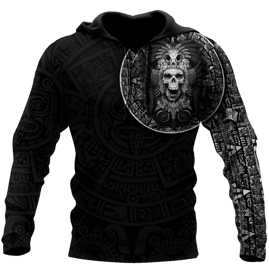 Mexican Aztec Warrior 3D All Over Printed Shirts For Men and Women QB07022001-Apparel-TA-Hoodie-S-Vibe Cosy™