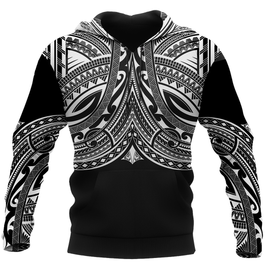 New Zealand - Wairua Aotearoa Pullover Hoodie (Black) A0-Apparel-Khanh Arts-Hoodie-S-Vibe Cosy™