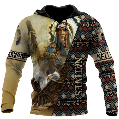 Native American 3D All Over Printed Shirts For Men and Women DQB09122003
