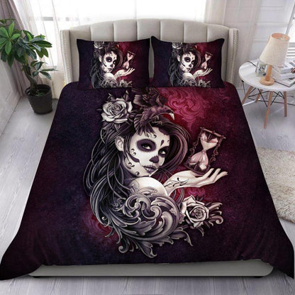 Sugar Skull Bedding Set TA0706205-Quilt-TA-Twin-Vibe Cosy™