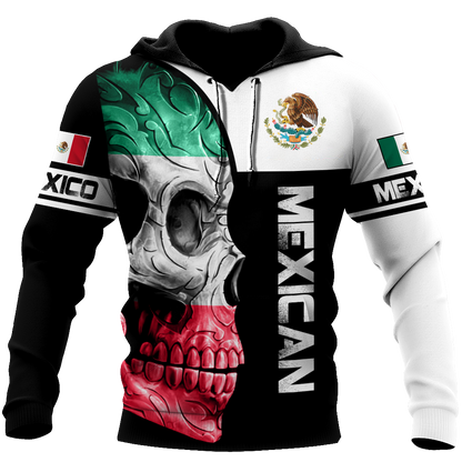 Mexican Skull 3D All Over Printed Shirts For Men and Women DQB10102001