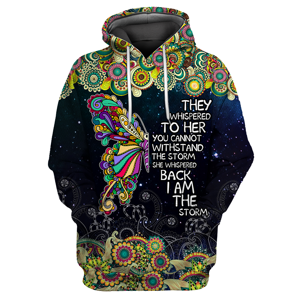 I Am The Storm-Butterfly Combo 3D All Over Print Shirts DQB08032007S