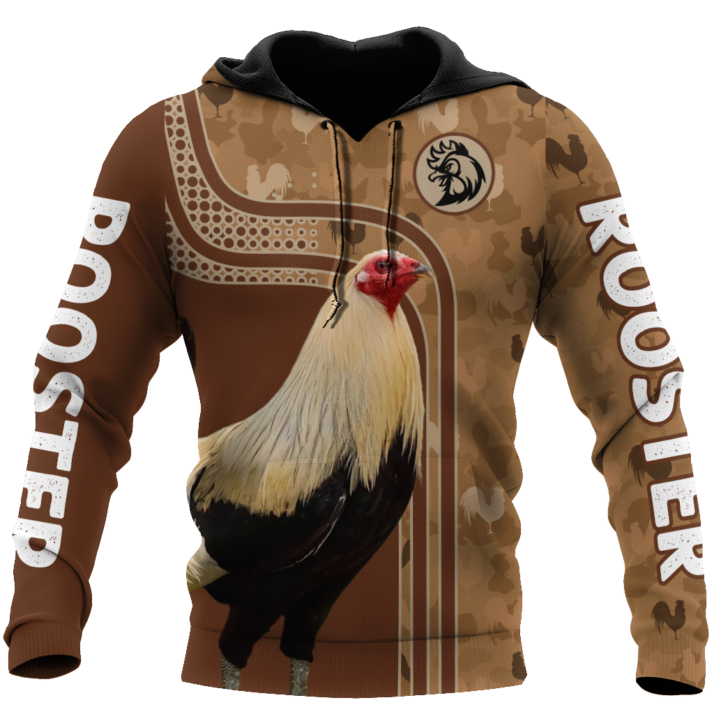 Premium Rooster 3D All Over Printed Unisex Shirts