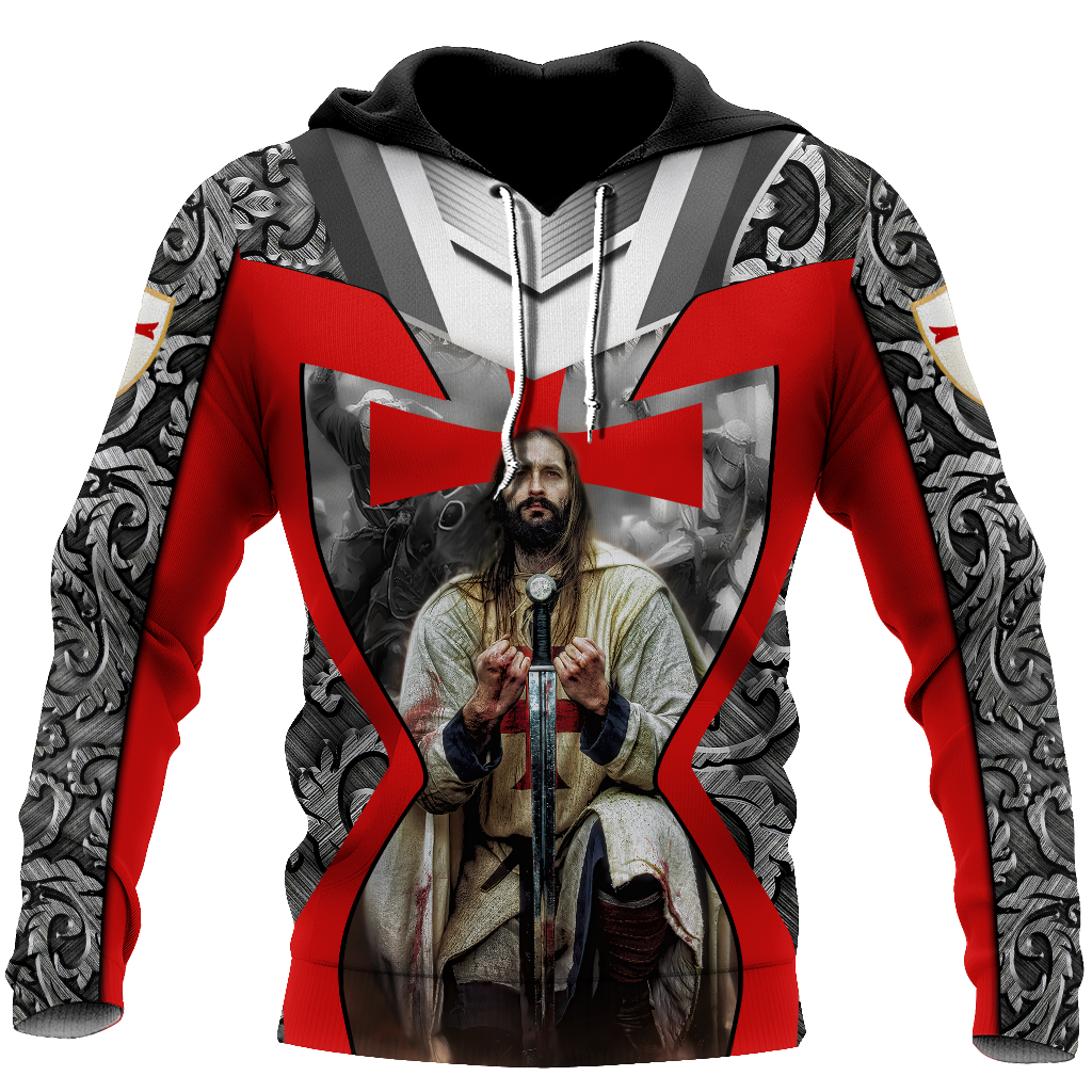 Knights Templar 3D all over printed for men and women PL19082001