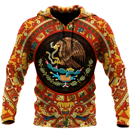 Mexican Aztec 3D All Over Printed Shirts For Men and Women QB07032004
