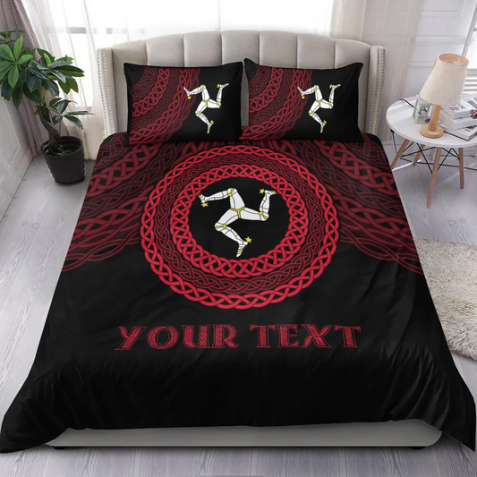Premium Personalized 3D Printed Isle Of Man Bedding Set No1 MEI