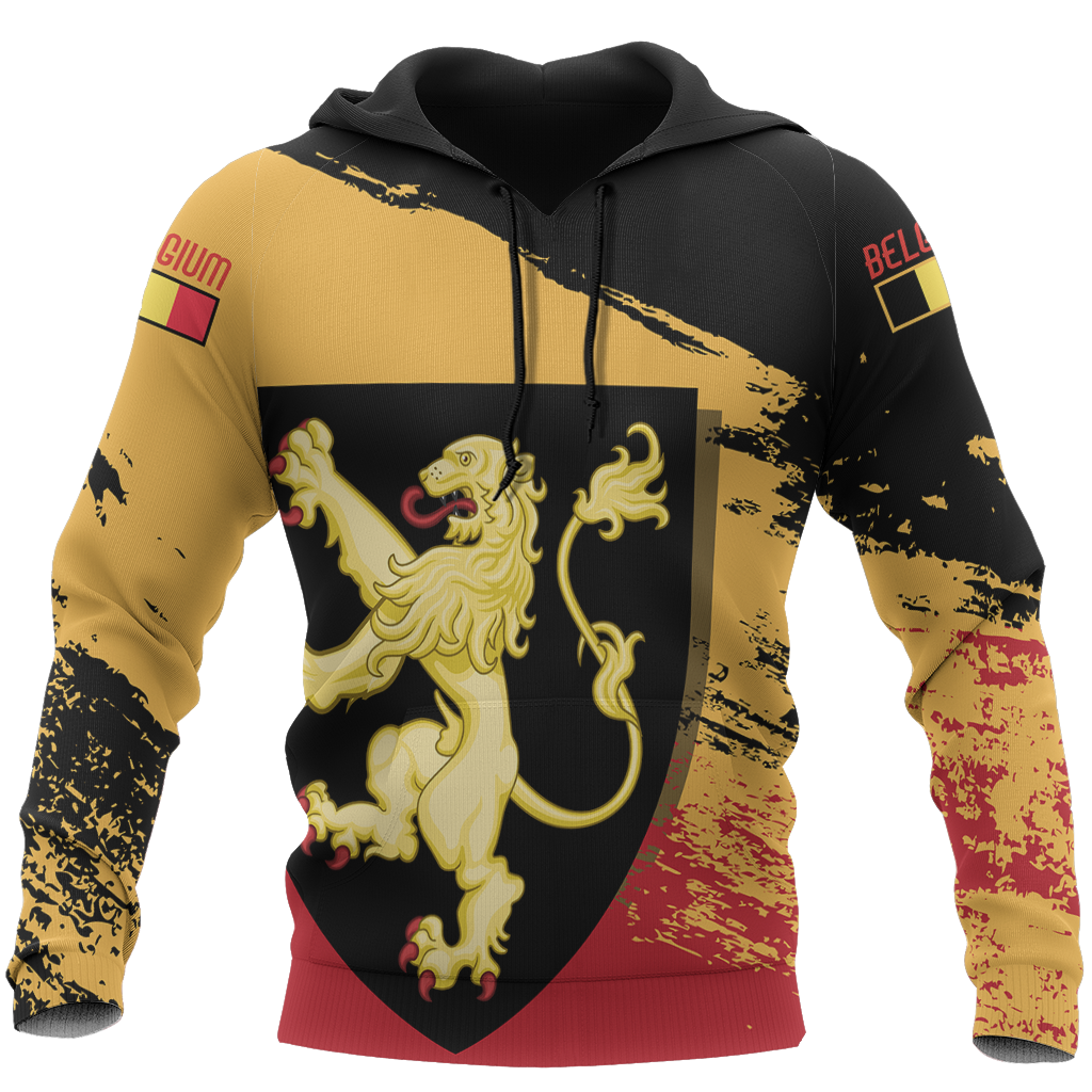 Belgium - Leo Belgicus Special Pullover Hoodie A0-Apparel-HD09-Hoodie-S-Vibe Cosy™