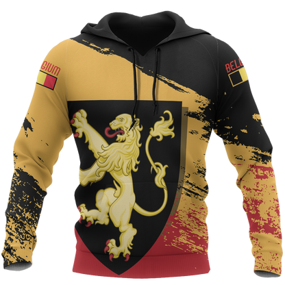 Belgium - Leo Belgicus Special Pullover Hoodie A0-Apparel-HD09-Hoodie-S-Vibe Cosy™