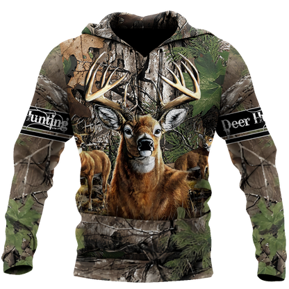 Deer Hunter 3D All Over Print Hoodie DQB08182001
