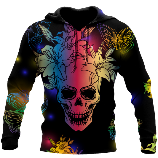 Love Skull 3D all over printed for man and women-Apparel-PL8386-Hoodie-S-Vibe Cosy™