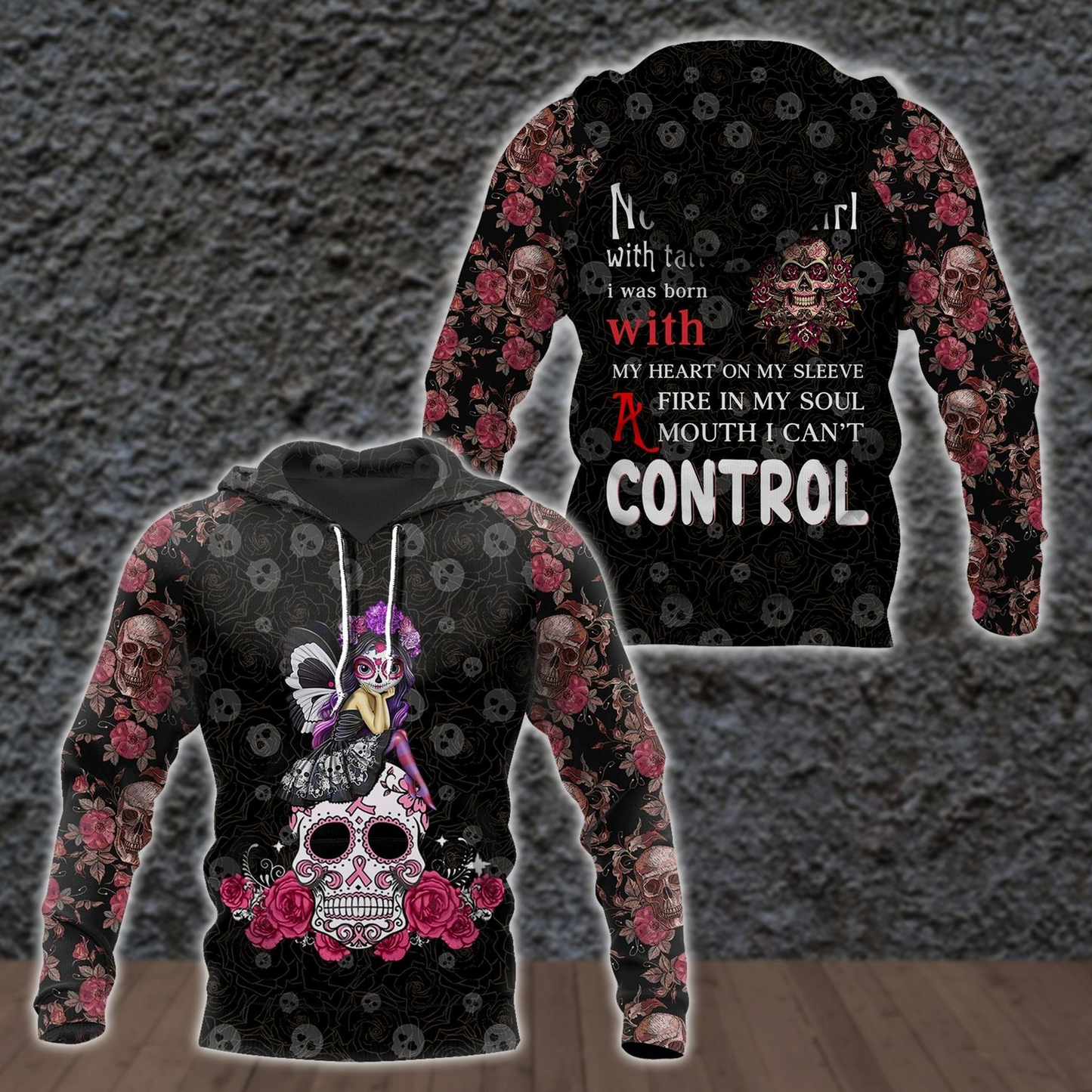 November Girl all over print shirts for man and women PL16032003-Apparel-PL8386-Hoodie-S-Vibe Cosy™