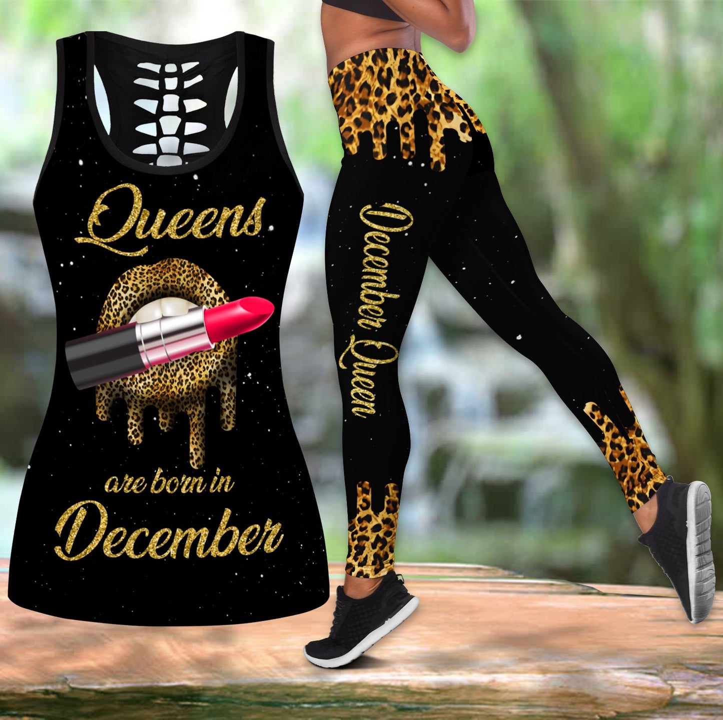 December-Queens Are Born In December Combo Tank Top + Legging DQB08082009