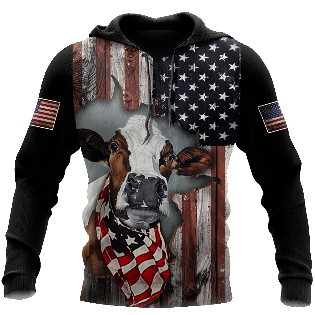 Cow 3d hoodie shirt for men and women TNA10262002