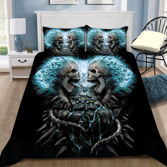 Skull Bedding Set QB07042006-Quilt-TA-Twin-Vibe Cosy™
