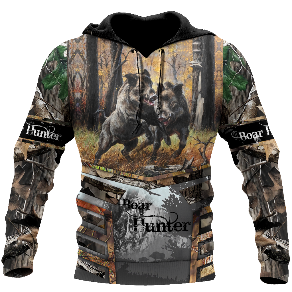 Great Boar Hunting Camo 3D All Over Print  Hoodie DL2022002S