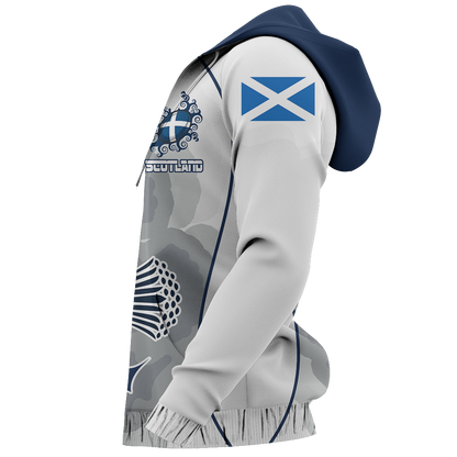 Scottish Thistle Pullover Hoodie Rugby Style NNK 1525-Apparel-PL8386-Hoodie-S-Vibe Cosy™