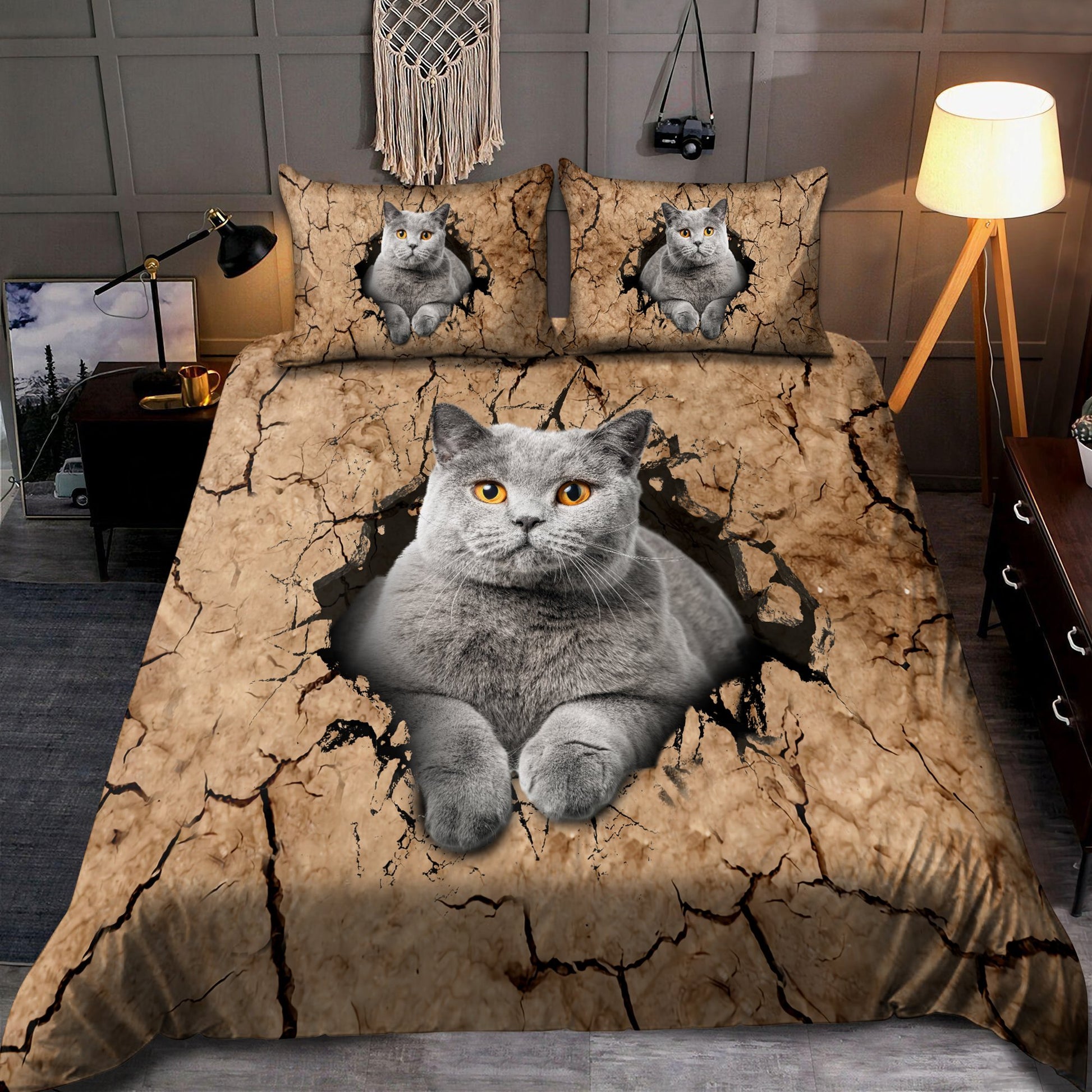 American Short Hair Cat Bedding Set DQB07242005-Quilt-TA-Twin-Vibe Cosy™