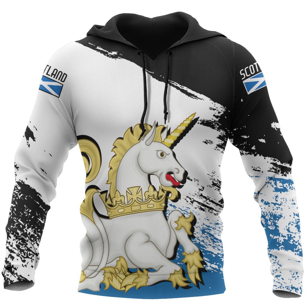 Scotland Royal Unicorn Pullover Hoodie NNK 1512-Apparel-PL8386-Hoodie-S-Vibe Cosy™