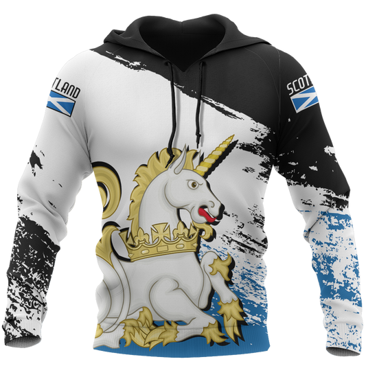 Scotland Royal Unicorn Pullover Hoodie NNK 1512-Apparel-PL8386-Hoodie-S-Vibe Cosy™